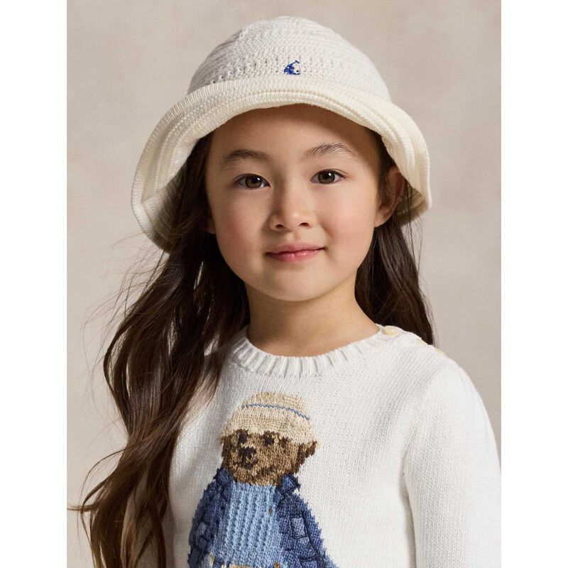 Polo Ralph Lauren Crocheted Cotton Bucket Hat image number 1